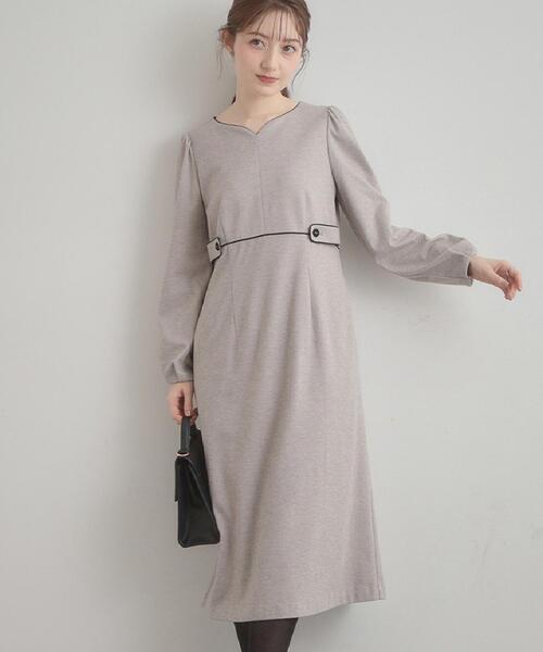 Couture Brooch（クチュール ブローチ） ワンピース 「通勤・起毛