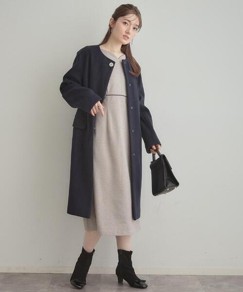 Couture Brooch（クチュール ブローチ） ワンピース 「通勤・起毛