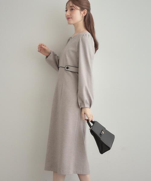 Couture Brooch（クチュール ブローチ） ワンピース 「通勤・起毛