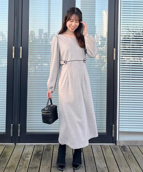 Couture Brooch（クチュール ブローチ） ワンピース 「通勤・起毛