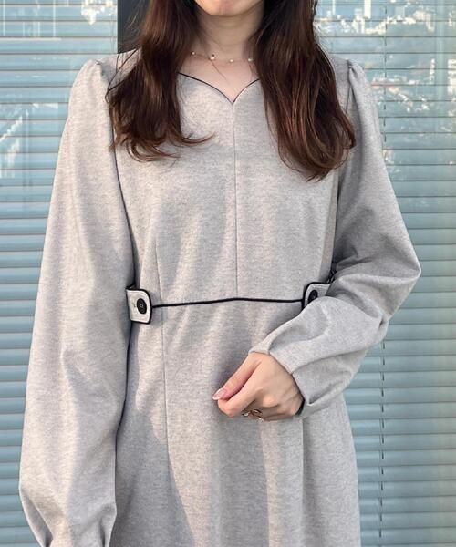 Couture Brooch（クチュール ブローチ） ワンピース 「通勤・起毛