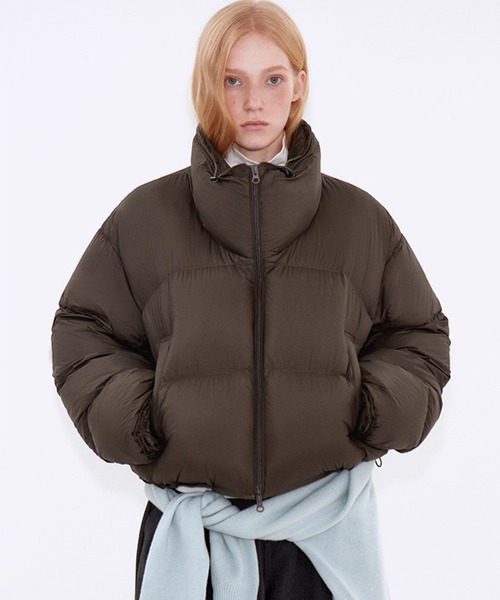 ダウンコート ダウンジャケット スタンドカラー ショートダウン