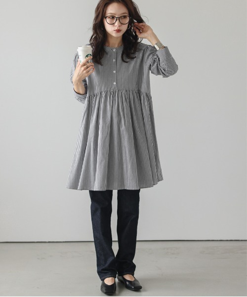 「SUGAR BISKET」 7分袖ワンピース フリー グレー系その他 レディース_画像3