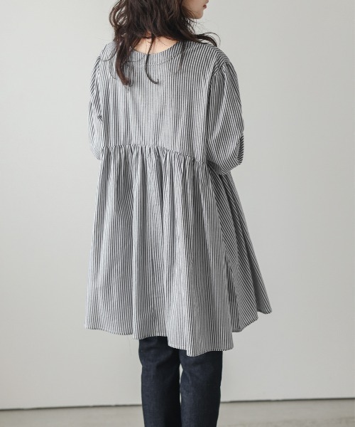 「SUGAR BISKET」 7分袖ワンピース フリー グレー系その他 レディース_画像5