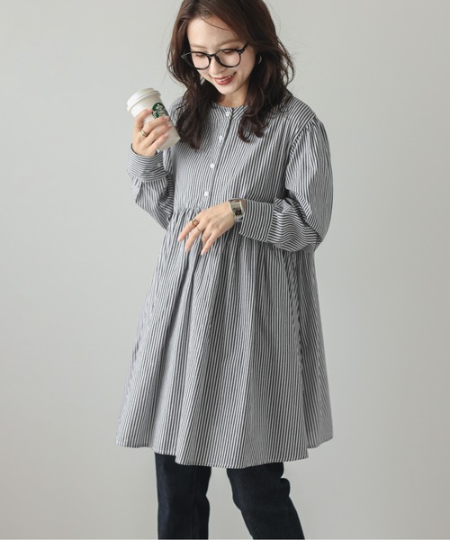 「SUGAR BISKET」 7分袖ワンピース フリー グレー系その他 レディース_画像7