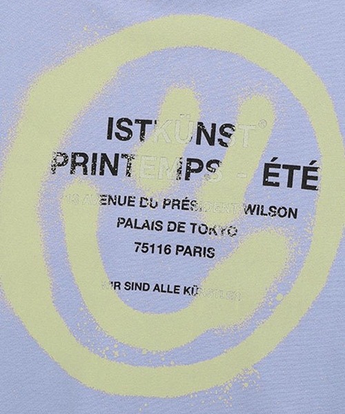 [ISTKUNST] тренировочный cut and sewn SMALL светло-серый женский 