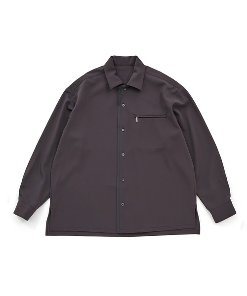 「JUNRED」 長袖シャツ S ダークパープル メンズ_画像4