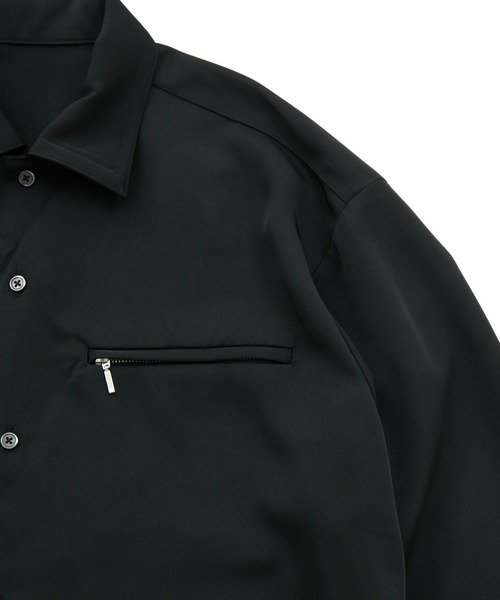 「JUNRED」 長袖シャツ S ダークパープル メンズ_画像7