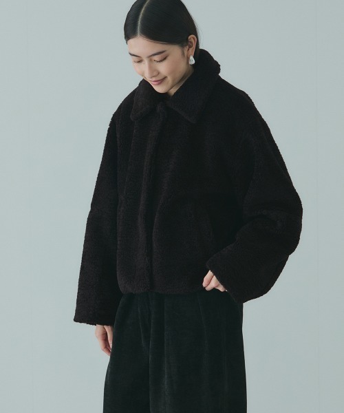 VICKY（ビッキー） ブルゾン アウター ボアコクーンスリーブブルゾン