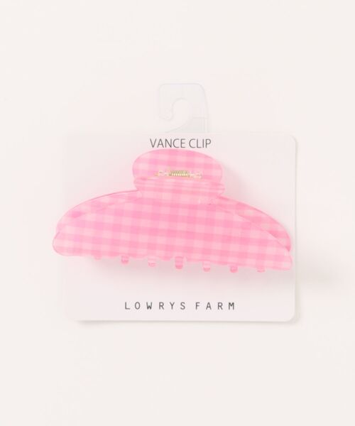 LOWRYS FARM（ローリーズファーム） ヘアクリップ ギンガムチェック