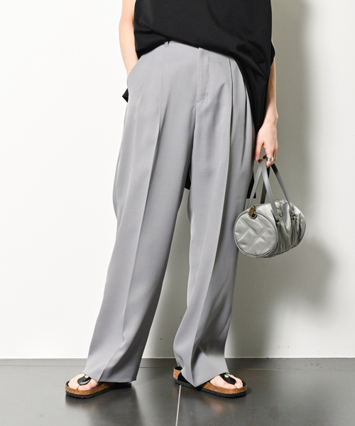 シティショップ　for WYP CITYSHOP（シティショップ） スラックス 40 グレー レディース