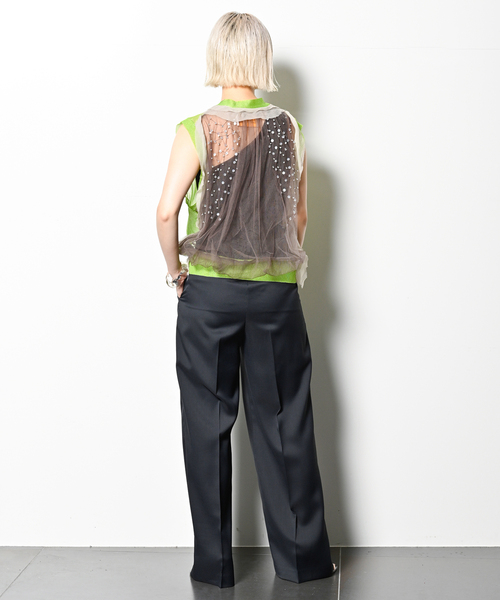 CITYSHOP（シティショップ） スラックス 40 グレー レディース