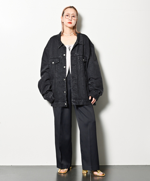 CITYSHOP（シティショップ） スラックス 40 グレー レディース