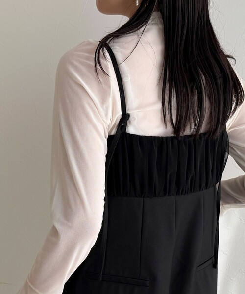 週末限定お値下げ！エンフォルド⭐︎コレクションライン⭐︎オールインワン fredy emue（フレディエミュ） オールインワン チュール切替