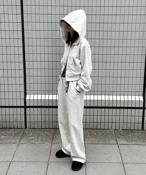 Perushu パーカー 5 way big hood double zip sweat hoodie／5WAY