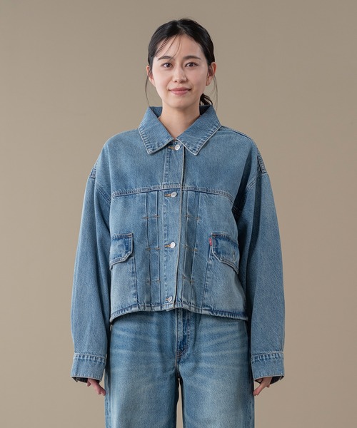 Levi's（リーバイス） デニムジャケット gジャン TYPEIIクロップド