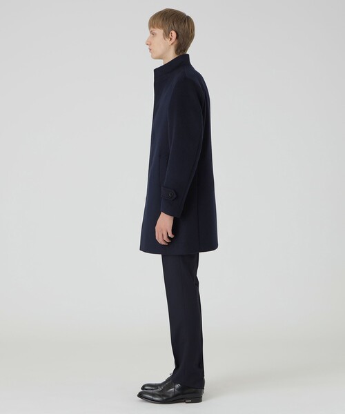 【新品】BLACKLABEL CRESTBRIDGE ウールコート M ネイビー BLACK LABEL CRESTBRIDGE（ブラックレーベル クレストブリッジ