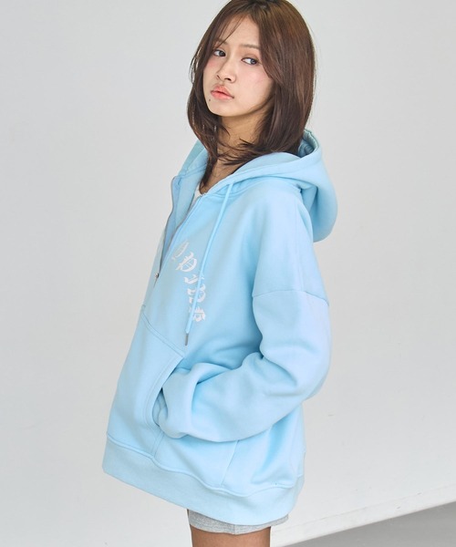 ANAP(アナップ) パーカー 裏起毛 ウォシュ加工 オーバーサイズ ANAP(アナップ) パーカー 裏起毛 ウォシュ加工 オーバーサイズ