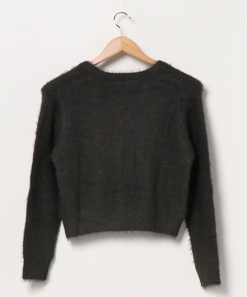 「zootie」 「ZOOTIE DES SUCETTES」ニットカーディガン M-L ライトグレー レディース_画像7