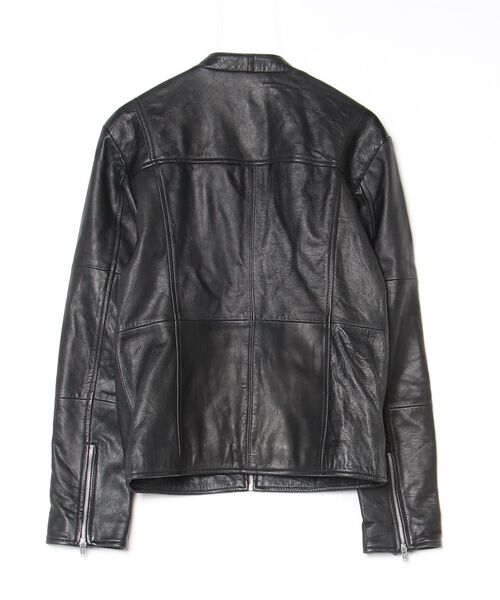 「roshell」 レザーブルゾン X-LARGE ブラック メンズ_画像2