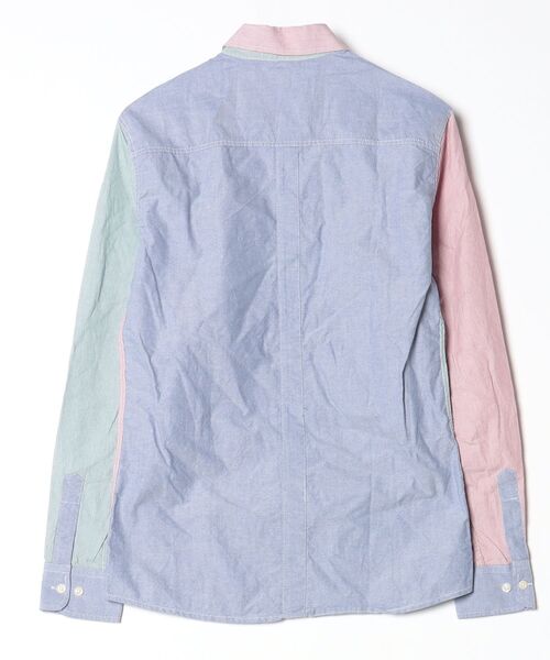 「Anoutcommune」 長袖シャツ M ネイビー メンズ_画像2