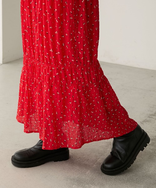 「BONLECILL」 ロングスカート FREE アイボリー レディース_画像4