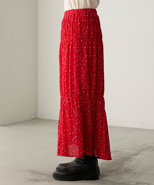 「BONLECILL」 ロングスカート FREE アイボリー レディース_画像6