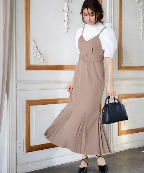 「INGNI」 キャミソールワンピース M ブラック レディース_画像3