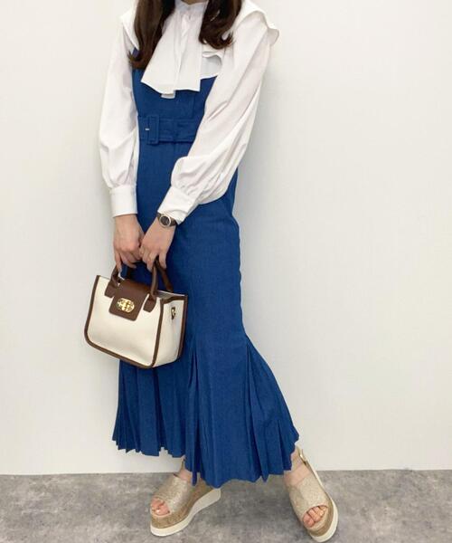 「INGNI」 キャミソールワンピース M ブラック レディース_画像4