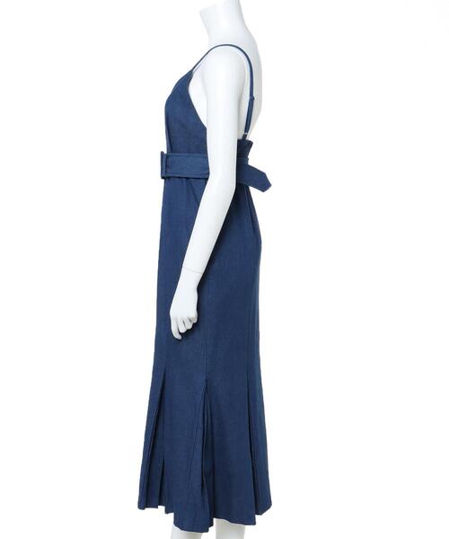 「INGNI」 キャミソールワンピース M ブラック レディース_画像8