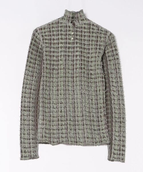 「iRENE」 長袖ニット 36 ベージュ レディース_画像2