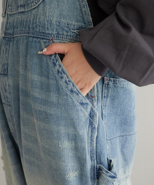 「etsinta」 オーバーオール ONE SIZE ホワイト レディース_画像6