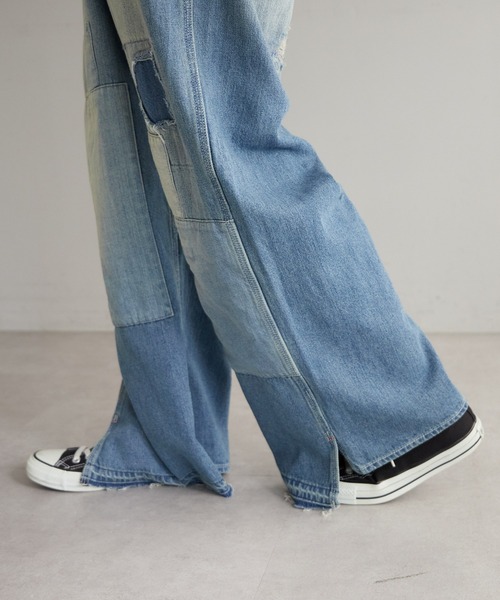 「etsinta」 オーバーオール ONE SIZE ホワイト レディース_画像8