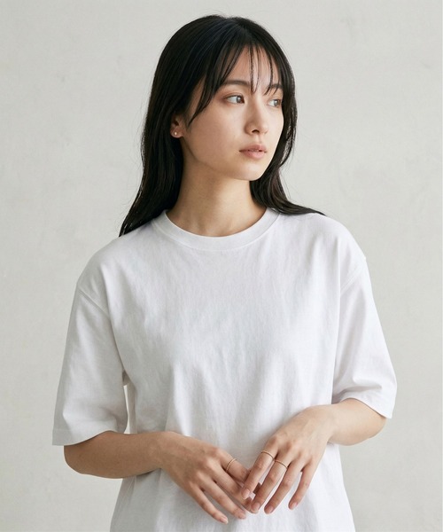 CROSS & STITCH tシャツ オーバーサイズTシャツ5分袖 メンズ