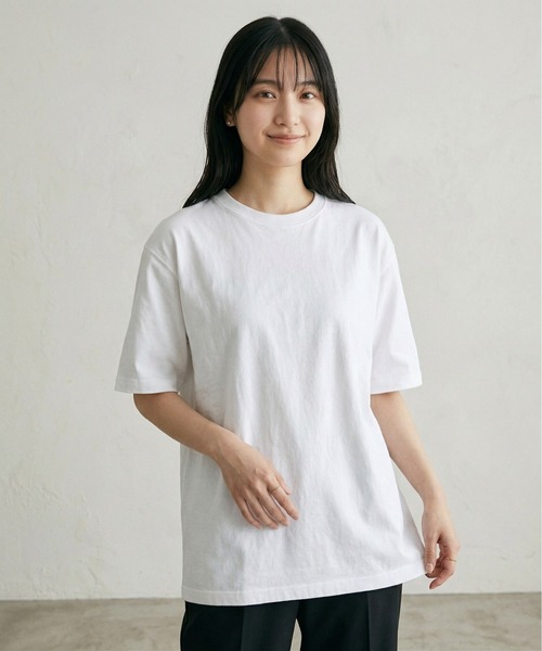 CROSS & STITCH tシャツ オーバーサイズTシャツ5分袖 メンズ