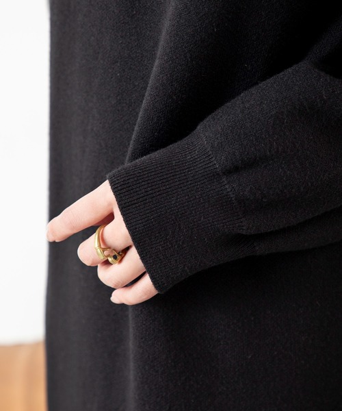 「MILLION CARATS」 ニットワンピース FREE チャコールグレー レディース_画像8