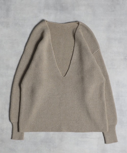 「Bonjour Sagan」 長袖ニット FREE ベージュ レディース_画像4