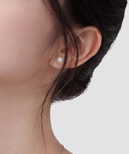 ピアス Pearl Stud Earring パール ローズゴールド／ゴールド／シルバー レディース メンズの画像