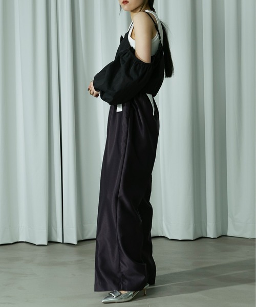 「Ezick」 長袖ブラウス FREE オフホワイト レディース_画像5