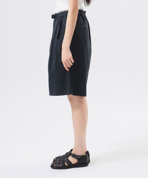 ハーフパンツ ワイドパンツ パンツ 「別注」Gramicci / ツイル 2プリーツ ショーツ レディースの画像
