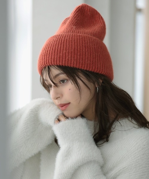 「Little&More」 ニットキャップ FREE ブラック レディース_画像8