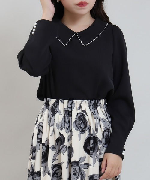 「ASTORIA ODIER」 長袖ブラウス MEDIUM ブラック レディース_画像6