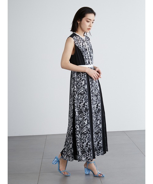 「LILY BROWN」 ノースリーブワンピース 0 ブラウン レディース_画像9