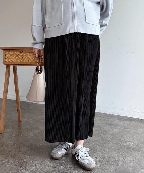 「Chez toi」 プリーツスカート FREE ベージュ レディース_画像3