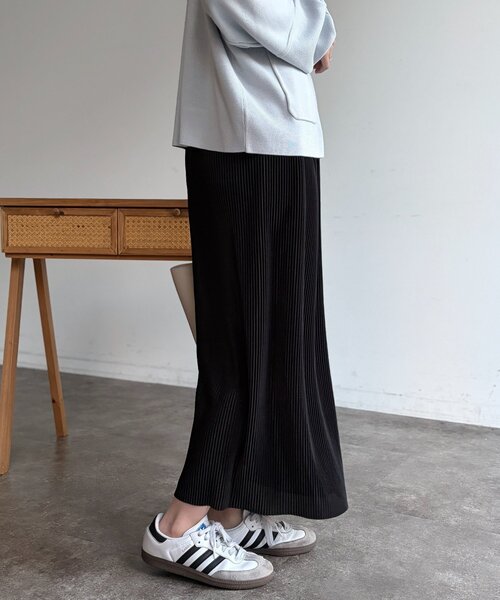 「Chez toi」 プリーツスカート FREE ベージュ レディース_画像5