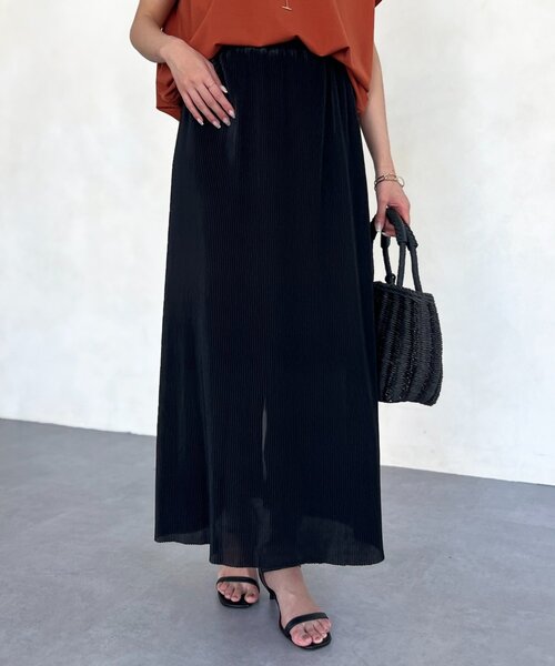 「Chez toi」 プリーツスカート FREE ベージュ レディース_画像7