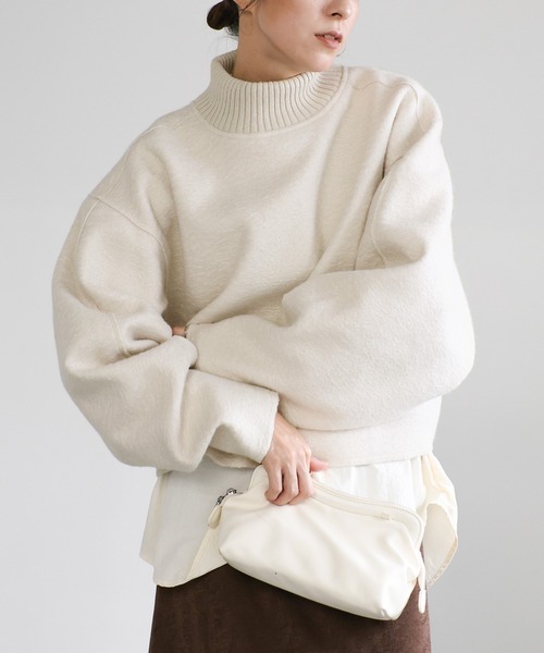 「select MOCA」 長袖カットソー FREE グレー レディース_画像2