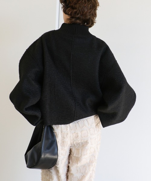 「select MOCA」 長袖カットソー FREE グレー レディース_画像9