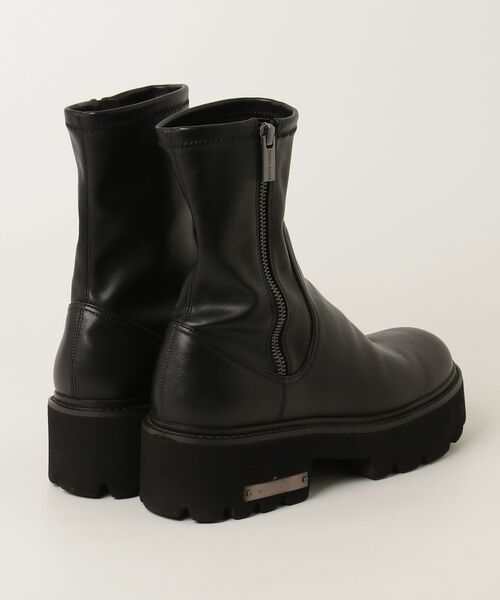 「CHARLES & KEITH」 ショートブーツ 26.5cm ブラック レディース_画像2