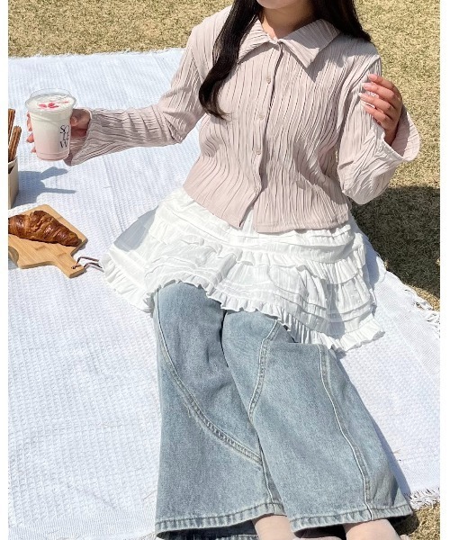 「mellowneon」 デニムパンツ SMALL ブラック レディース_画像4